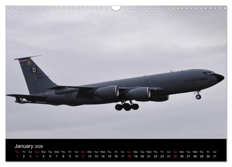 Produktbild: Military Aircraft (Wall Calendar 2026 DIN A3 landscape), CALVENDO 12 Month Wall Calendar