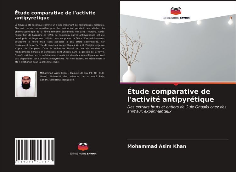 Produktbild: &Eacute;tude comparative de l'activit&eacute; antipyr&eacute;tique