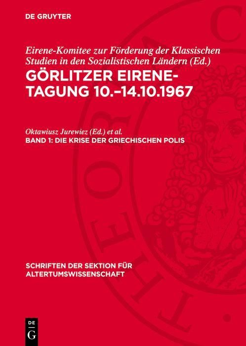 Produktbild: Die Krise der griechischen Polis