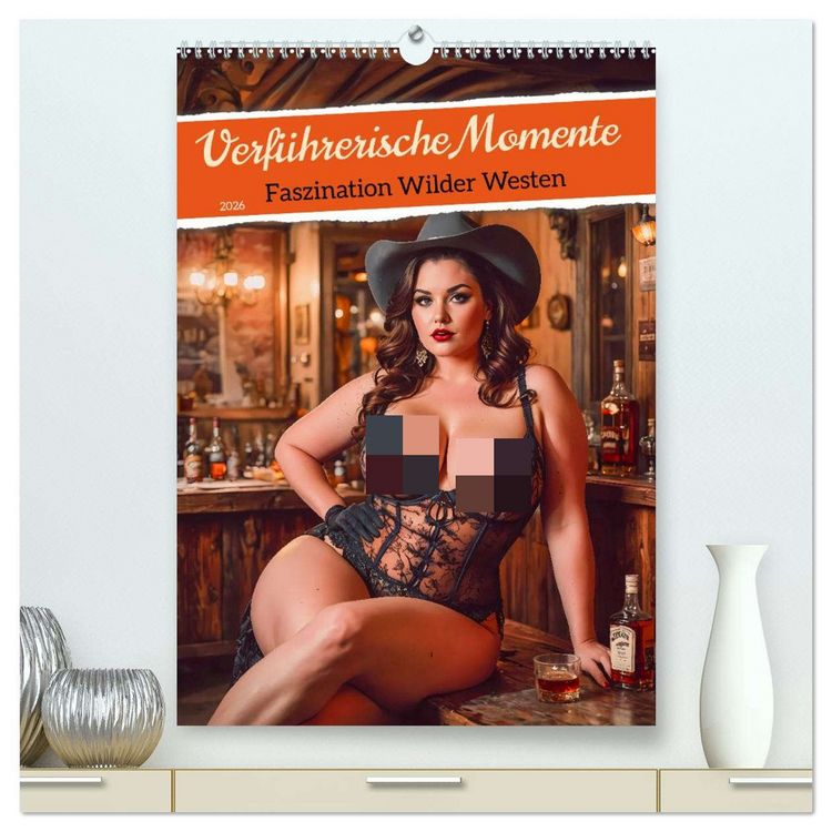 Produktbild: Verführerische Momente - Faszination Wilder Westen (hochwertiger Premium Wandkalender 2026 DIN A2 hoch), Kunstdruck in Hochglanz