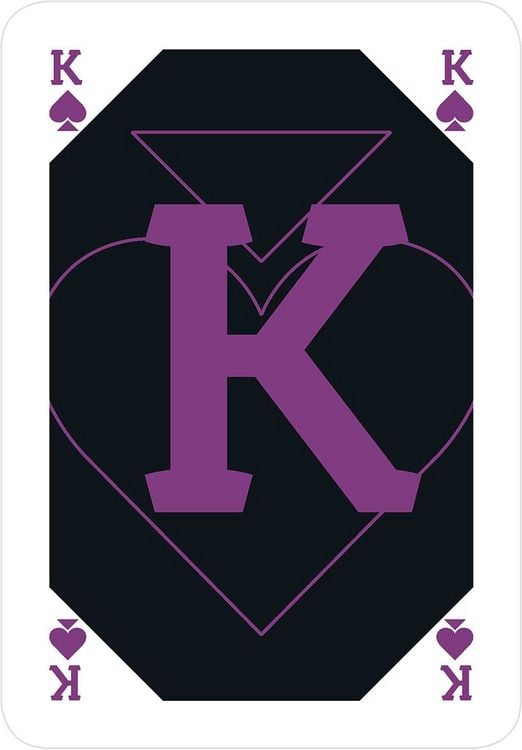 Produktbild: Spielkarten metallic