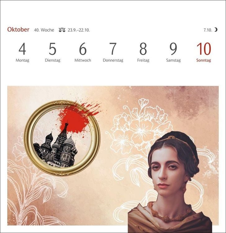 Produktbild: Welches Buch bin ich? Premium-Postkartenkalender 2027 - Literarischer R&auml;tselkalender