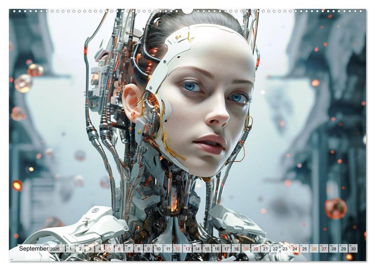 KI - Wie sich die knstliche Intelligenz selbst sieht (Wandkalender 2026  DIN A2 quer), CALVENDO Monatskalender" kaufen