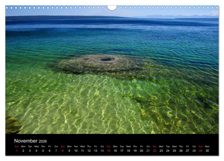 Produktbild: The Yellowstone National Park (Wall Calendar 2026 DIN A3 landscape), CALVENDO 12 Month Wall Calendar