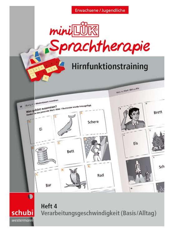Produktbild: MiniL&Uuml;K-Sprachtherapie - Hirnfunktionstraining