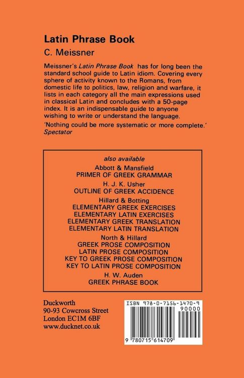 Produktbild: Latin Phrase Book