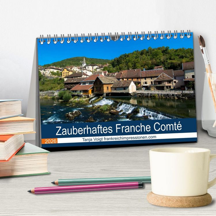 Produktbild: Zauberhaftes Franche Comt&eacute; (Tischkalender 2026 DIN A5 quer), CALVENDO Monatskalender