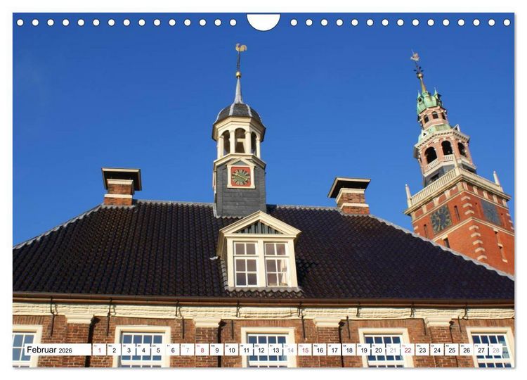 Produktbild: Leer - Ostfriesische Impressionen 2026 (Wandkalender 2026 DIN A4 quer), CALVENDO Monatskalender