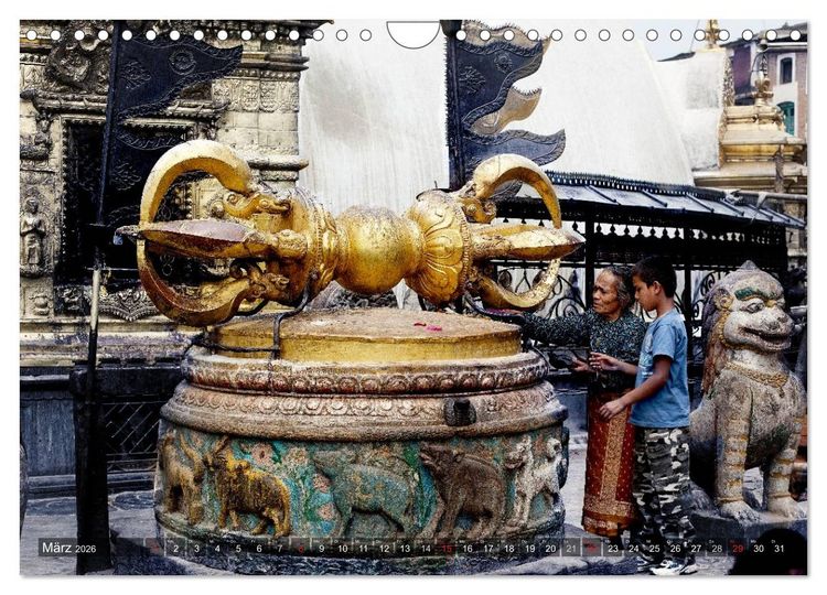 Produktbild: NEPAL Bhaktapur Kathmandu (Wandkalender 2026 DIN A4 quer), CALVENDO Monatskalender