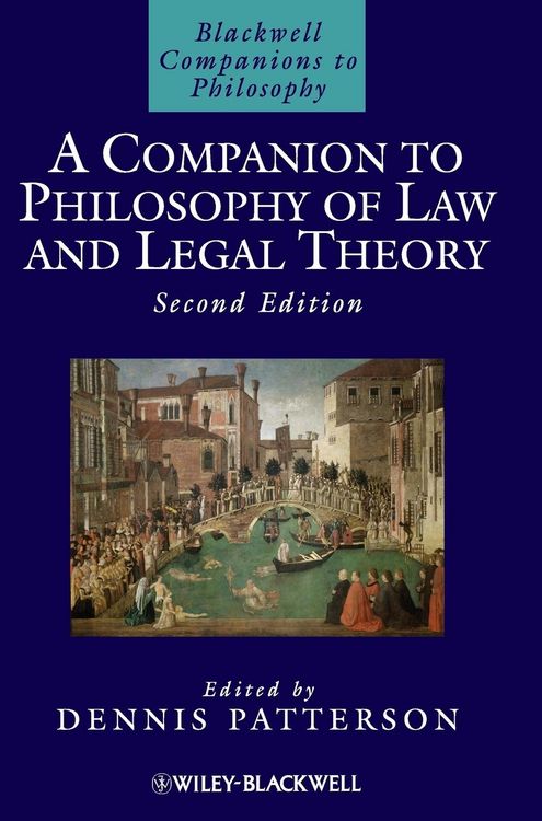 Produktbild: A Companion to Philosophy of Law and Legal Theory
