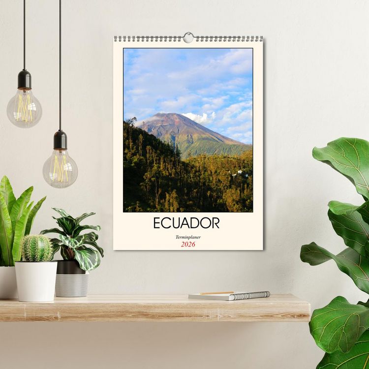 Produktbild: Ecuador - Terminplaner (Wandkalender 2026 DIN A3 hoch), CALVENDO Monatskalender