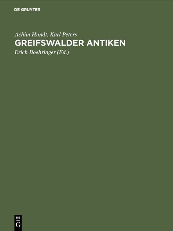 Produktbild: Greifswalder Antiken