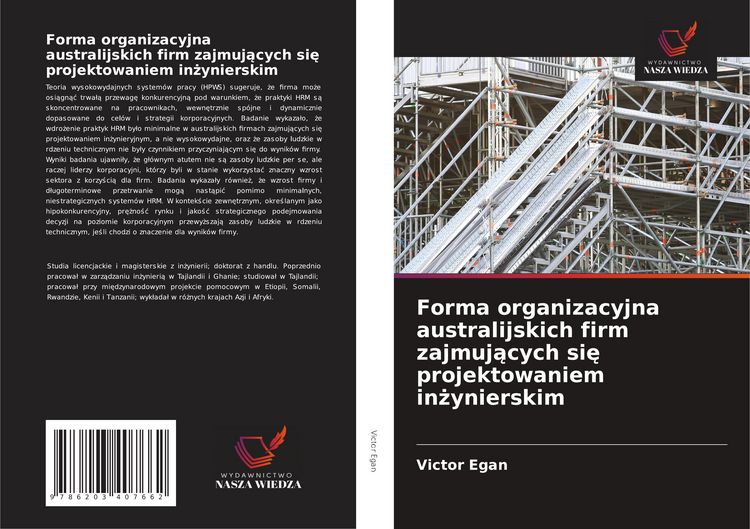 Produktbild: Forma organizacyjna australijskich firm zajmuj&iquest;cych si&iquest; projektowaniem in&iquest;ynierskim