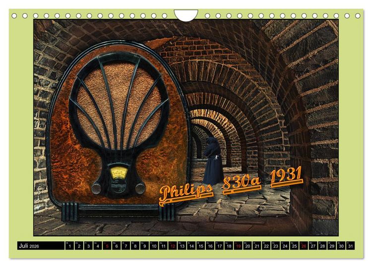 Produktbild: RADIO LEGENDEN (Wandkalender 2026 DIN A4 quer), CALVENDO Monatskalender