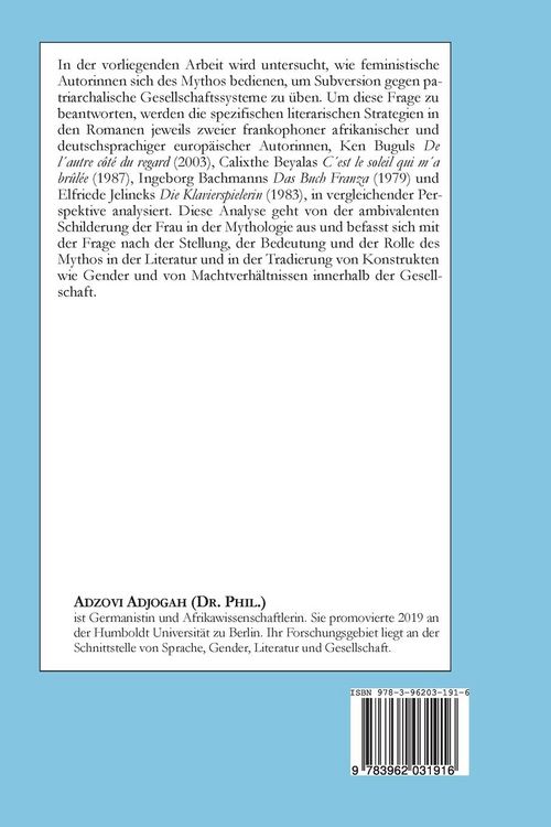 Produktbild: Gender und Mythos