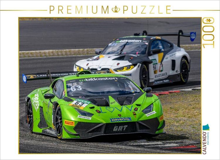 Produktbild: CALVENDO Puzzle Lamborghini Hurac&aacute;n GT3 Evo2, GRT Grasser-Racing-Team | 1000 Teile Lege-Gr&ouml;&szlig;e 64x48cm Foto-Puzzle f&uuml;r gl&uuml;ckliche Stunden