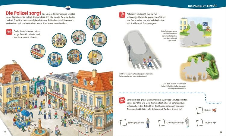 Produktbild: WAS IST WAS Junior Mitmach-Heft Polizei
