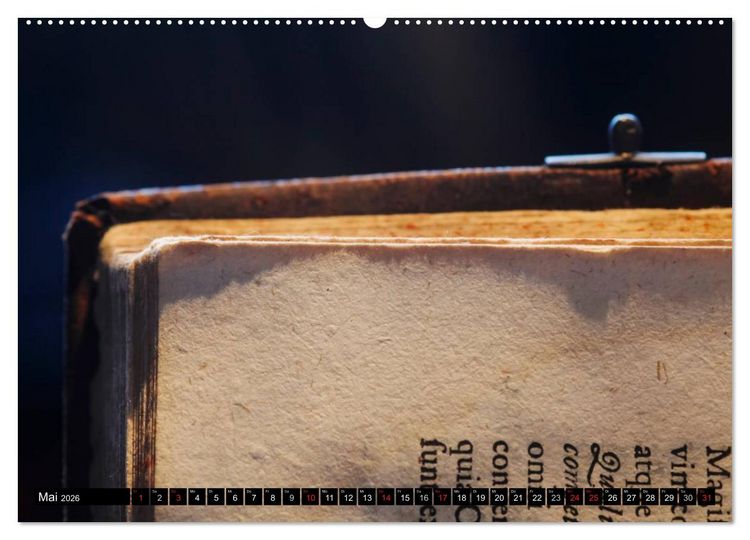Produktbild: Welt der B&uuml;cher (hochwertiger Premium Wandkalender 2026 DIN A2 quer), Kunstdruck in Hochglanz
