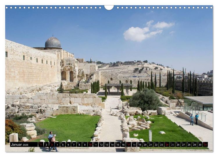 Produktbild: Jerusalem - die Goldene Stadt (Wandkalender 2026 DIN A3 quer), CALVENDO Monatskalender