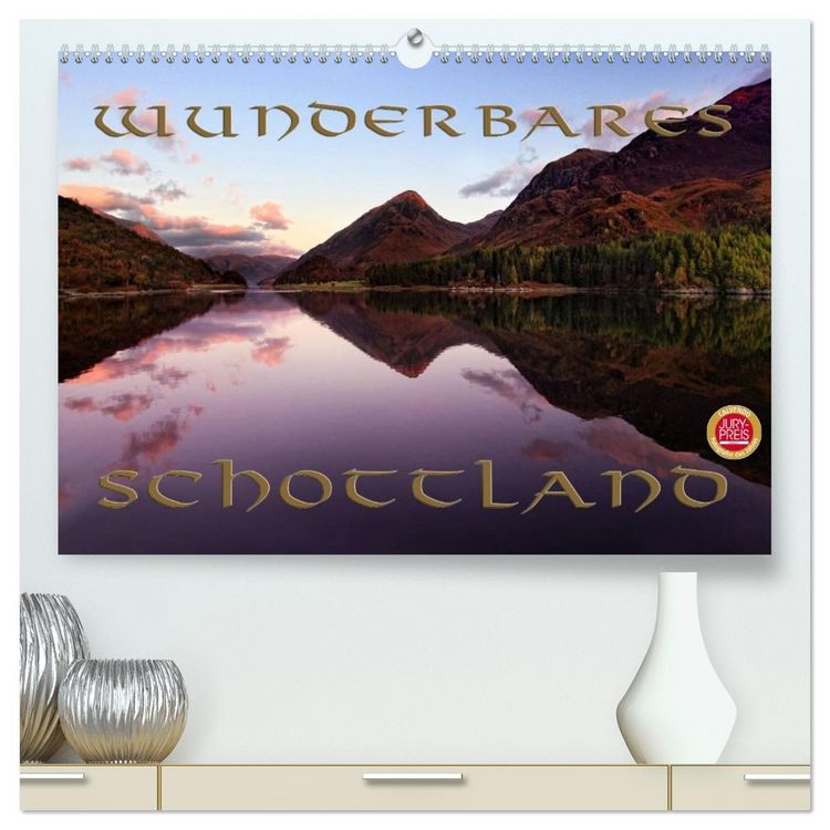 Produktbild: Wunderbares Schottland (hochwertiger Premium Wandkalender 2026 DIN A2 quer), Kunstdruck in Hochglanz