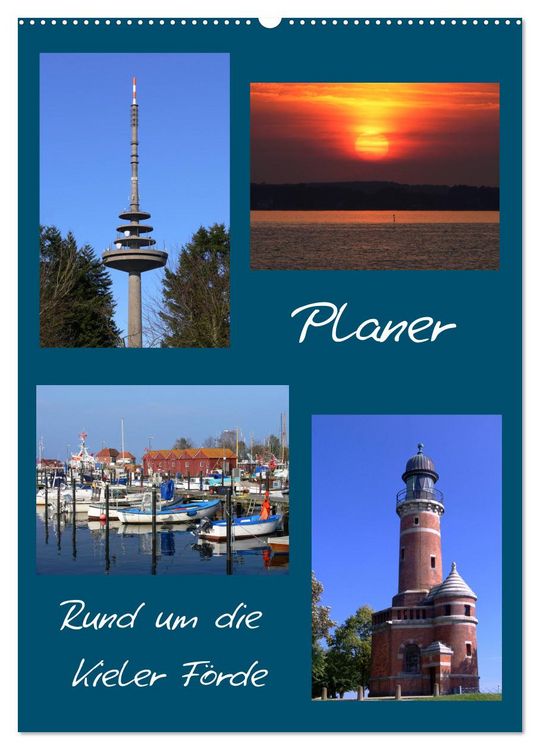 Produktbild: Rund um die Kieler F&ouml;rde / Planer (Wandkalender 2026 DIN A2 hoch), CALVENDO Monatskalender