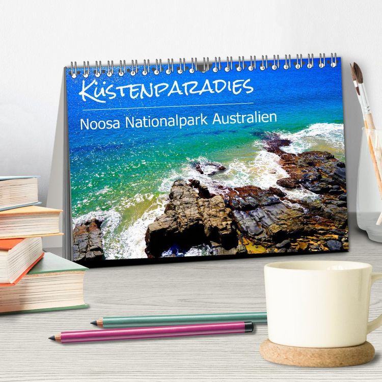 Produktbild: K&uuml;stenparadies - Noosa Nationalpark Australien (Tischkalender 2026 DIN A5 quer), CALVENDO Monatskalender