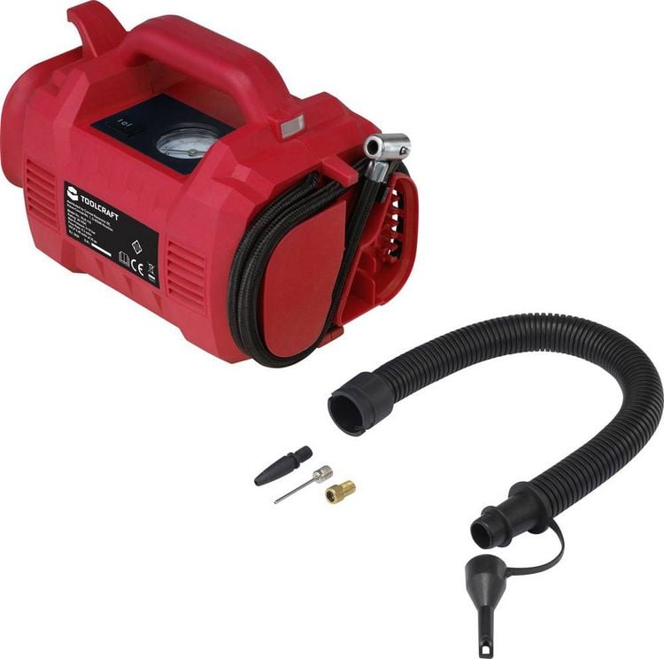 Produktbild: TOOLCRAFT Akku-Kompressor KLK-118 / TAWB-200