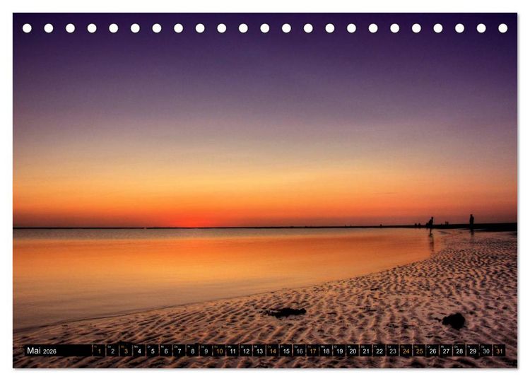 Produktbild: Borkum (Tischkalender 2026 DIN A5 quer), CALVENDO Monatskalender