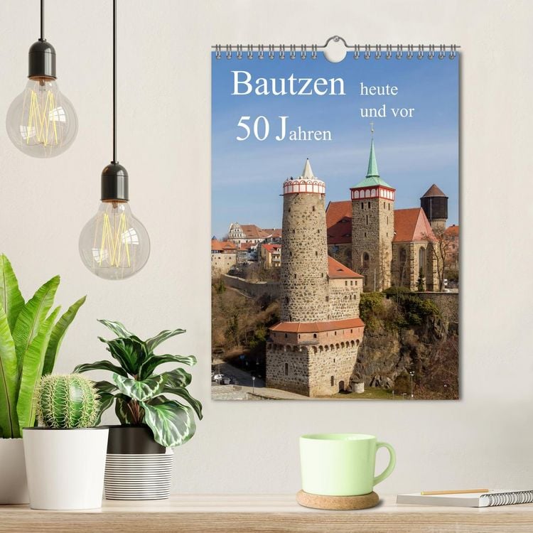 Produktbild: Bautzen vor 50 Jahren und heute (Wandkalender 2026 DIN A4 hoch), CALVENDO Monatskalender