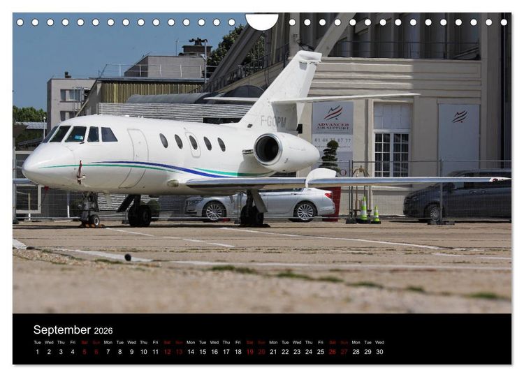 Produktbild: Bizjets (Wall Calendar 2026 DIN A4 landscape), CALVENDO 12 Month Wall Calendar