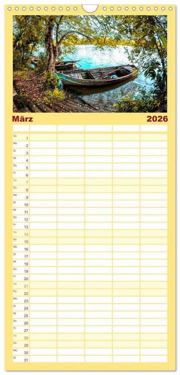 Produktbild: Familienplaner 2026 - Sri Lanka - Eine wahre Perle im Indischen Ozean mit 5 Spalten (Wandkalender, 21 x 45 cm) CALVENDO