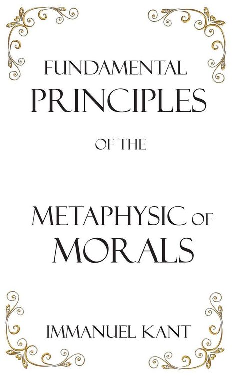 Produktbild: Fundamental Principles of the Metaphysic of Morals