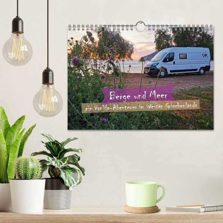 Produktbild: Berge und Meer: ein Vanlife-Abenteuer im Westen Griechenlands (Wandkalender 2026 DIN A4 quer), CALVENDO Monatskalender