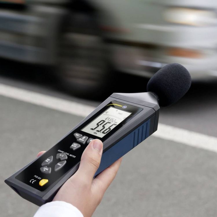 Produktbild: PCE Instruments PCE-323 Bluetooth Schallpegelmessger&auml;t 30 - 130 dB |Klasse 2 |Android |iOS |Live Ansicht |kostenlose App