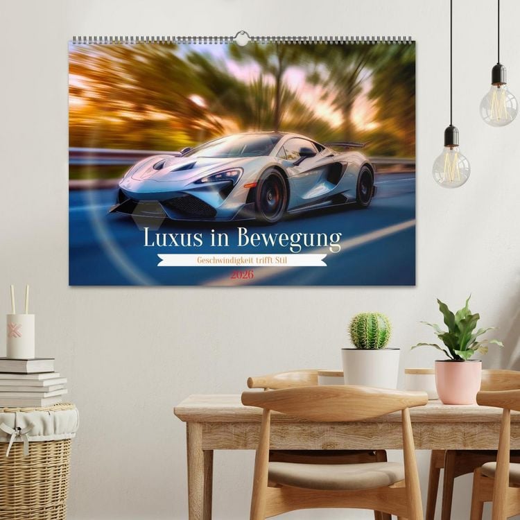 Produktbild: Luxus in Bewegung (Wandkalender 2026 DIN A2 quer), CALVENDO Monatskalender