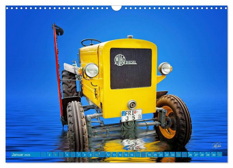 Produktbild: Traktor - Oldtimer (Wandkalender 2026 DIN A3 quer), CALVENDO Monatskalender