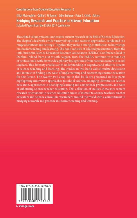 Produktbild: Bridging Research and Practice in Science Education