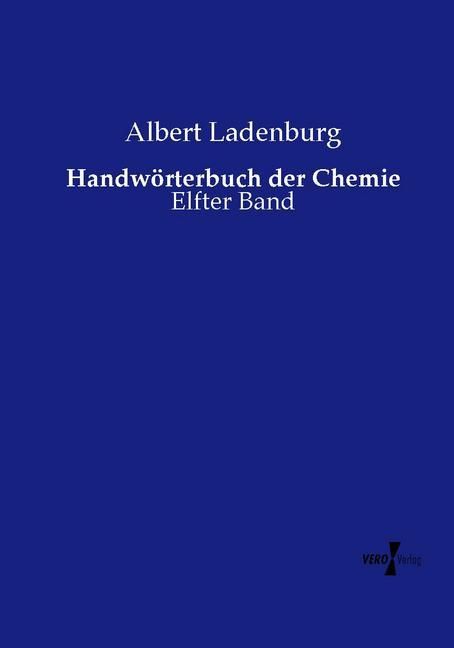 Produktbild: Handw&ouml;rterbuch der Chemie