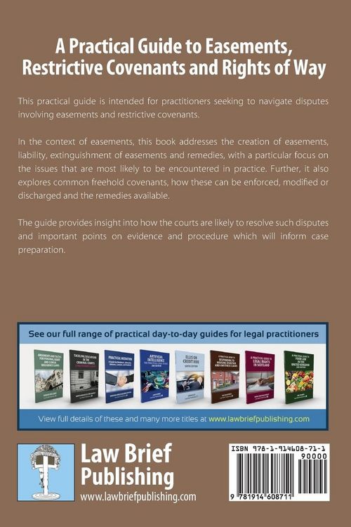 Produktbild: A Practical Guide to Easements, Restrictive Covenants and Rights of Way
