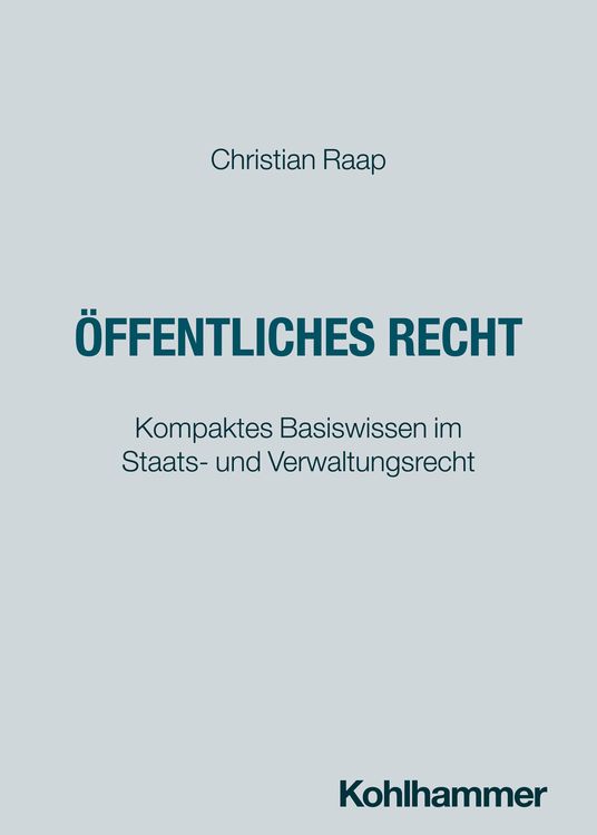Produktbild: &Ouml;ffentliches Recht