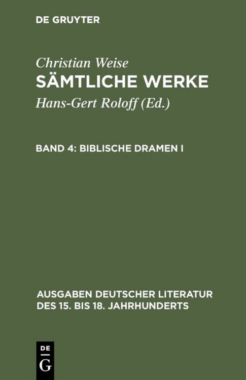 Produktbild: Biblische Dramen I