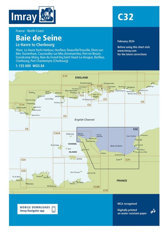 Produktbild: C32 Baie de Seine, Imray Chart
