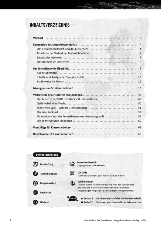 Produktbild: Der Tunnelbauer &ndash; Maja Nielsen &ndash; Lehrerheft