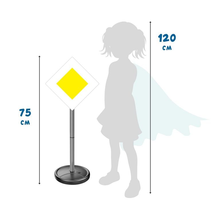 Produktbild: alldoro - Verkehrszeichen-Set, 75 cm hoch
