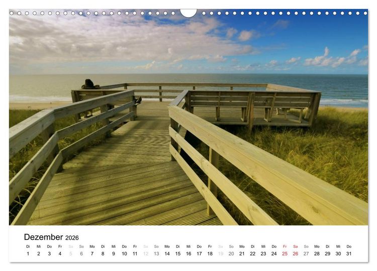Produktbild: Sylt, der nordfriesische Inseltraum (Wandkalender 2026 DIN A3 quer), CALVENDO Monatskalender