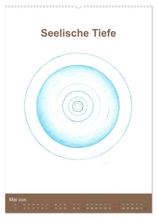 Produktbild: Delfinheilsymbole (Wandkalender 2026 DIN A2 hoch), CALVENDO Monatskalender
