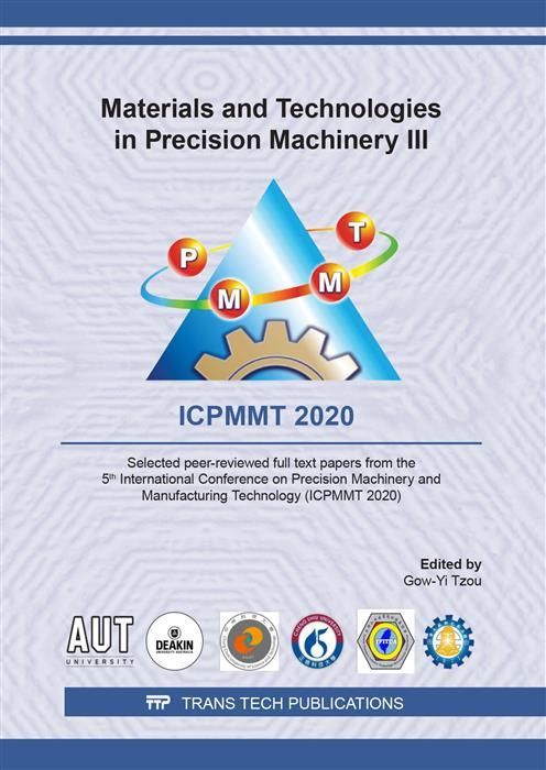 Produktbild: Materials and Technologies in Precision Machinery III