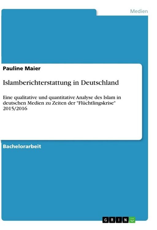 Produktbild: Islamberichterstattung in Deutschland