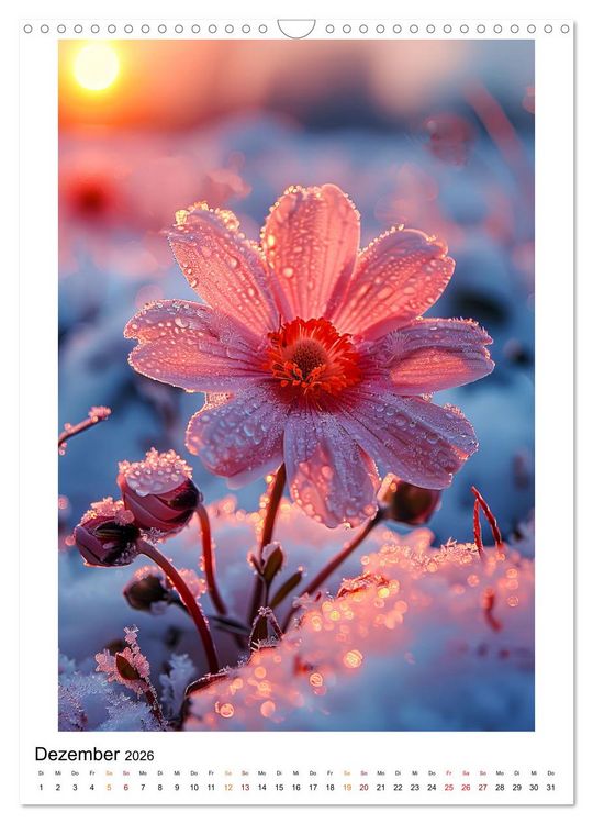 Produktbild: Bl&uuml;ten traumhaft (Wandkalender 2026 DIN A3 hoch), CALVENDO Monatskalender