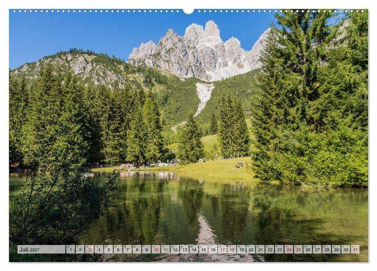 Produktbild: Dachstein und Schladminger Tauern (Wandkalender 2027 DIN A2 quer), CALVENDO Monatskalender